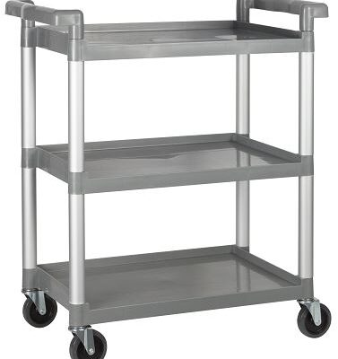 Winco Gray Utility Cart 3 Tier