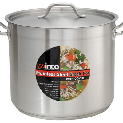 Winco 32qt Stainless Stock Pot