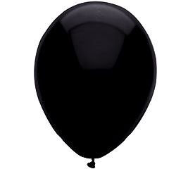 11" Black Balloon 100 ct