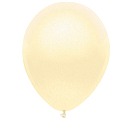 11" Pearl Ivory Balloon 100 ct