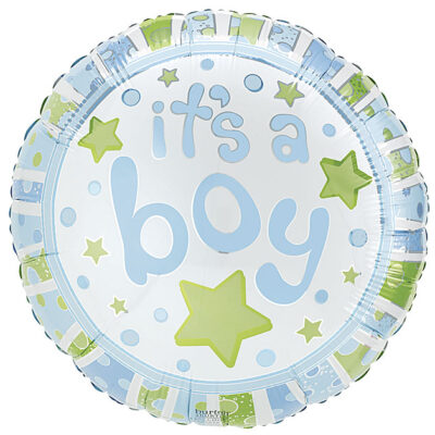 Baby Boy Dots Mylar A6121218