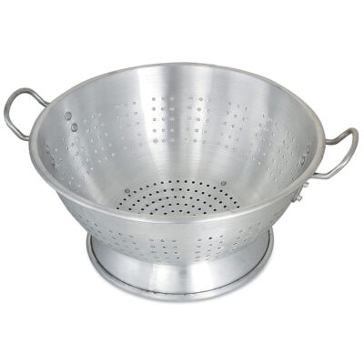 Colander 16qt HD Alum footed