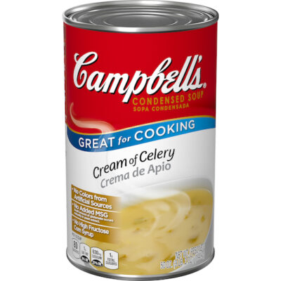 Campbell's Classic Cream Of Celery Condensed Shelf Stable Soup, 50 Ounce Can - 12 Per Case