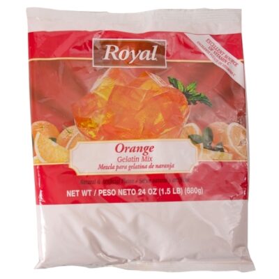 Royal Orange Gelatin Mix, 24 Ounces