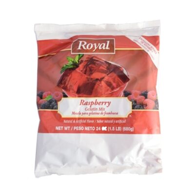 Royal Raspberry Gelatin Mix, 24 Ounces