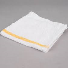Terry Bar Towel Gold Stripe Dozen