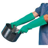 Green Nitrile Dishwash Gloves