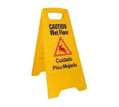 Wet Floor Sign "Caution"