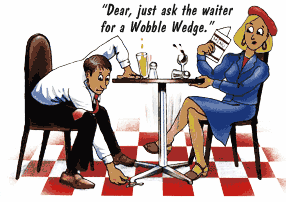 Wobble Wedges/Table stabilizer