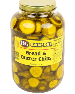 Pickles Bread & Butter 1 gallon