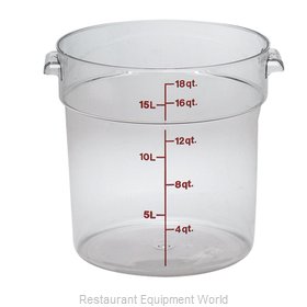 Cam Poly Carbonate Round 18qt.