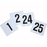 Table Numbers, 4";1 - 25