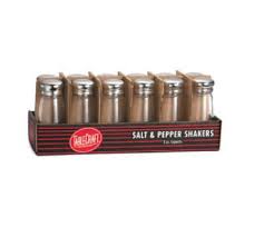 Tablecraft 3oz Salt & Pepper Round