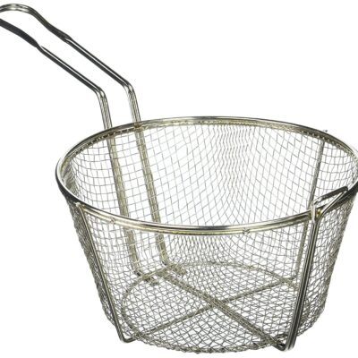 9" Round Wire Fry Basket