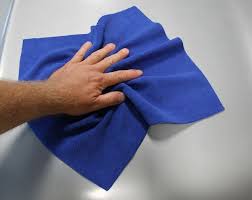 Bar Towel BLUE Microfiber 6 Pack