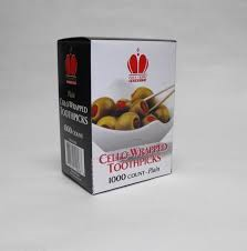 Toothpicks Mint Individually wrapped 1000 ct.