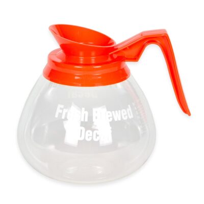 ORANGE Glass Coffee Decanter