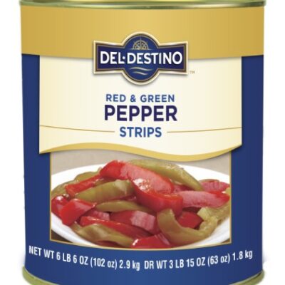 Pepper Strips Mixed #10 can