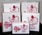 Chicken Wing Box 9x9x4 Corrugated 50ct