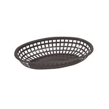 Winco Black Oval Basket