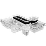 Clear Cambro Lid for Food Pan Third Size Flat