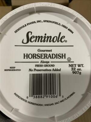 Seminole Brands Fresh Ground Horseradish 1 quart