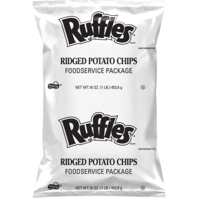 Lay's Ruffles Ridged Potato Chips 1lb Bag