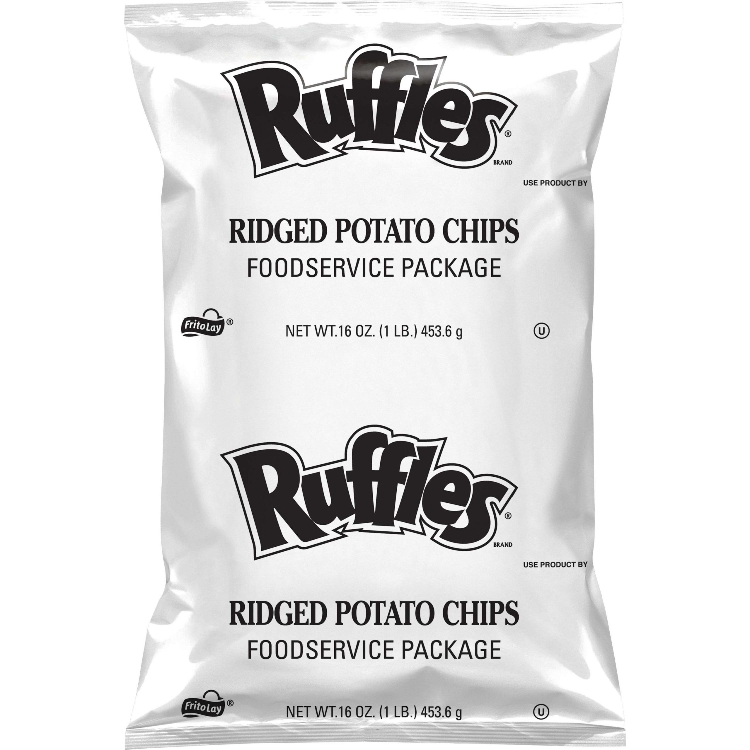 Lay's Ruffles Ridged Potato Chips 1lb Bag