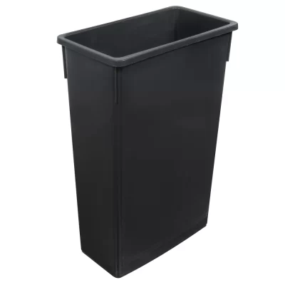 Winco PTC-23K 23 gal Rectangle Slim Trash Can