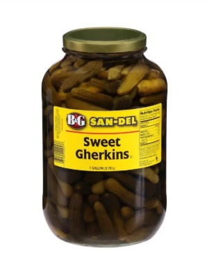 Sweet Gherkin Pickles 1 gallon