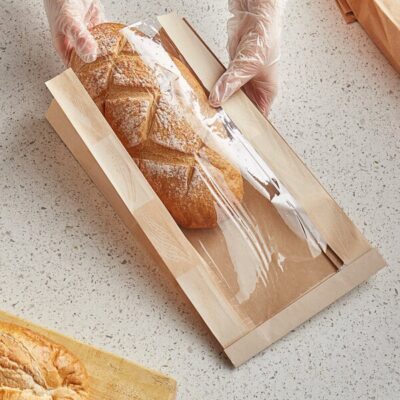 8x3x15 Bread Bag w/Window 50ct