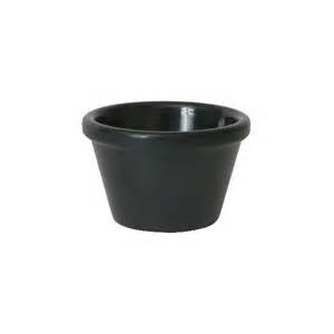 1.5 oz Black Ramekin Smooth