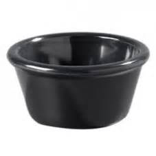 4oz. Black Ramekin Smooth
