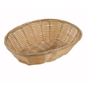9x6x2 Oval Wicker Basket 12ct