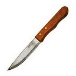 Wood Jumbo Steak Knife Dozen