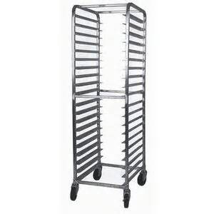 Alum Pan Rack 20 Tier w/Brakes