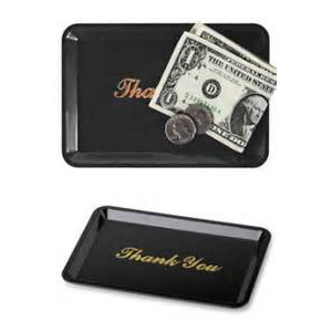 Tip Tray Black "THANK YOU"