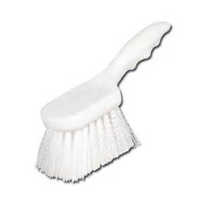 Pot Brush 8" White Plastic